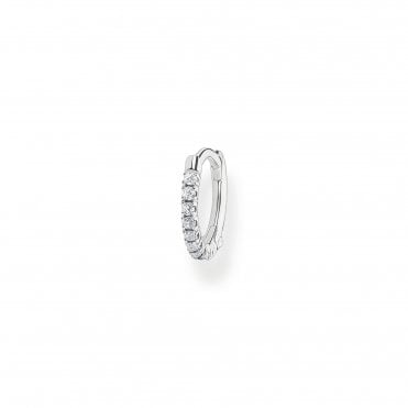 Single Hoop Earring w/Stones