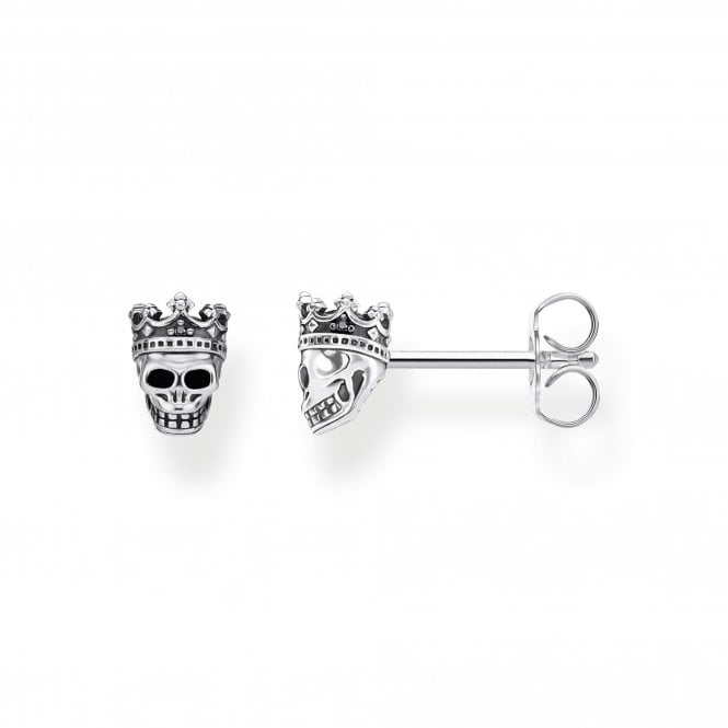 THOMAS SABO Skull King Ear Studs