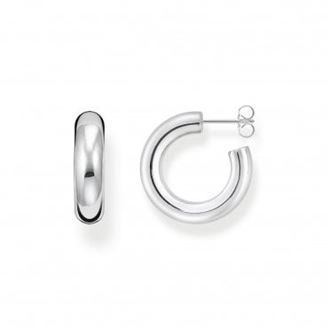 Small Chunky Hoop Earrings