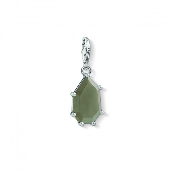 THOMAS SABO Sterling Silver Asymmetric Stone Charm