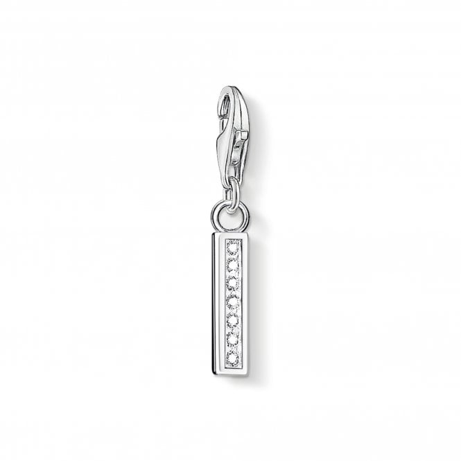 THOMAS SABO Sterling Silver & CZ Letter I Charm