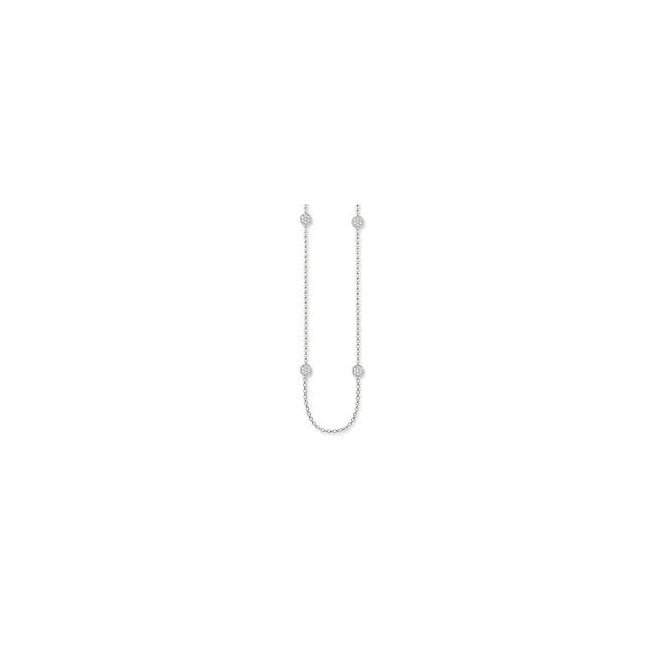 THOMAS SABO Sterling Silver CZ Necklace