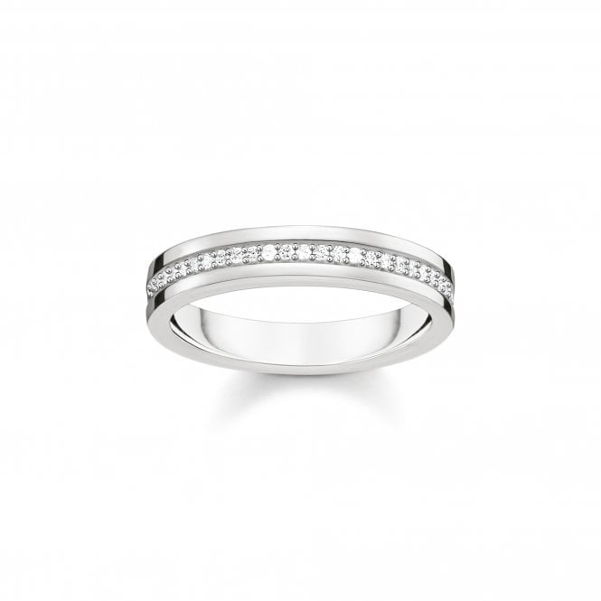 THOMAS SABO Sterling Silver Stone Set Ring