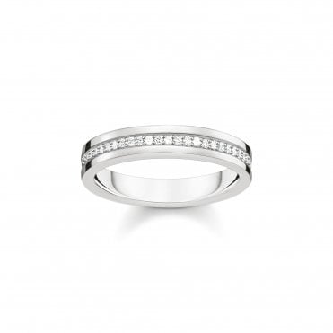 Sterling Silver Stone Set Ring