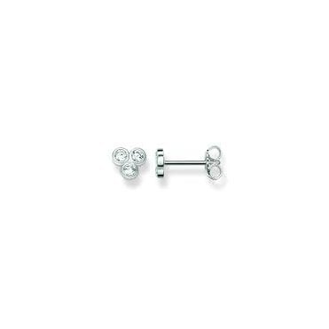 Thomas Sabo Three Stone Trefoil CZ Set Earrings