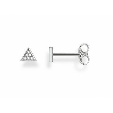 Thomas Sabo Triangle Silver Diamond Set Earstuds