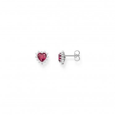 True Romance Heart Ear Studs