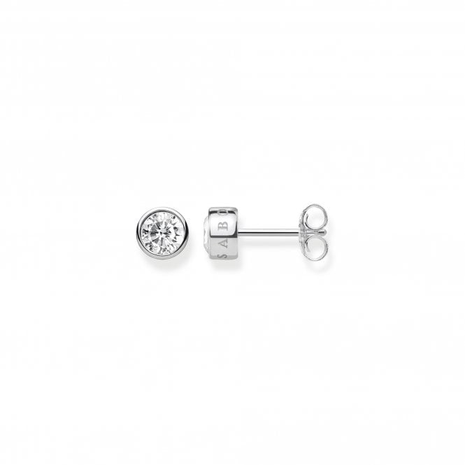 THOMAS SABO White Stone Ear Studs