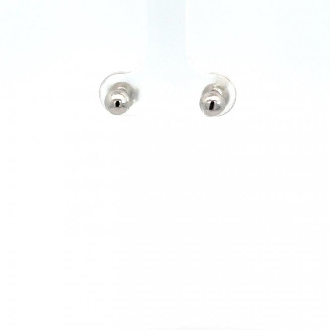 WILCOX & CARTER SILVER Silver 4.5mm ball stud earrings