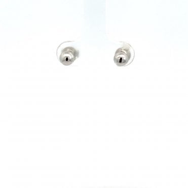 Silver 4.5mm ball stud earrings